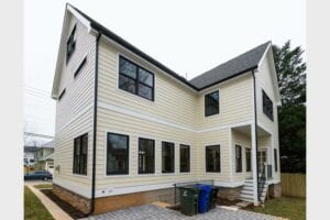 Exterior of a modular home